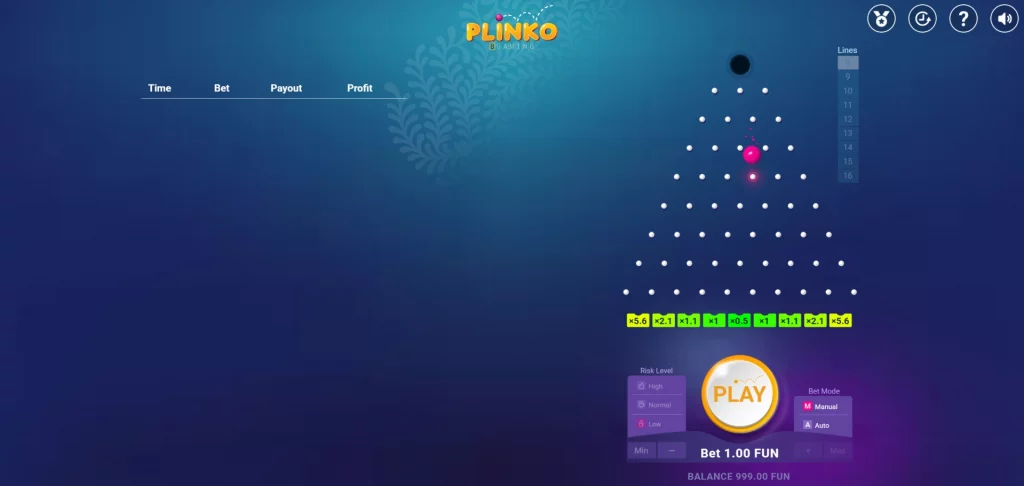 plinko gameplay